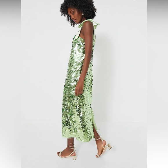 Mint Chip Sequin Roxy Dress - Picture 4 of 12